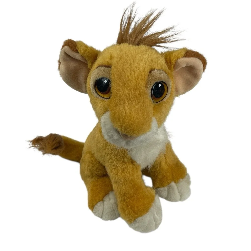 Vintage Simba Plush Disney 1993 Mattel The Lion King Soft Lion Cub Toy